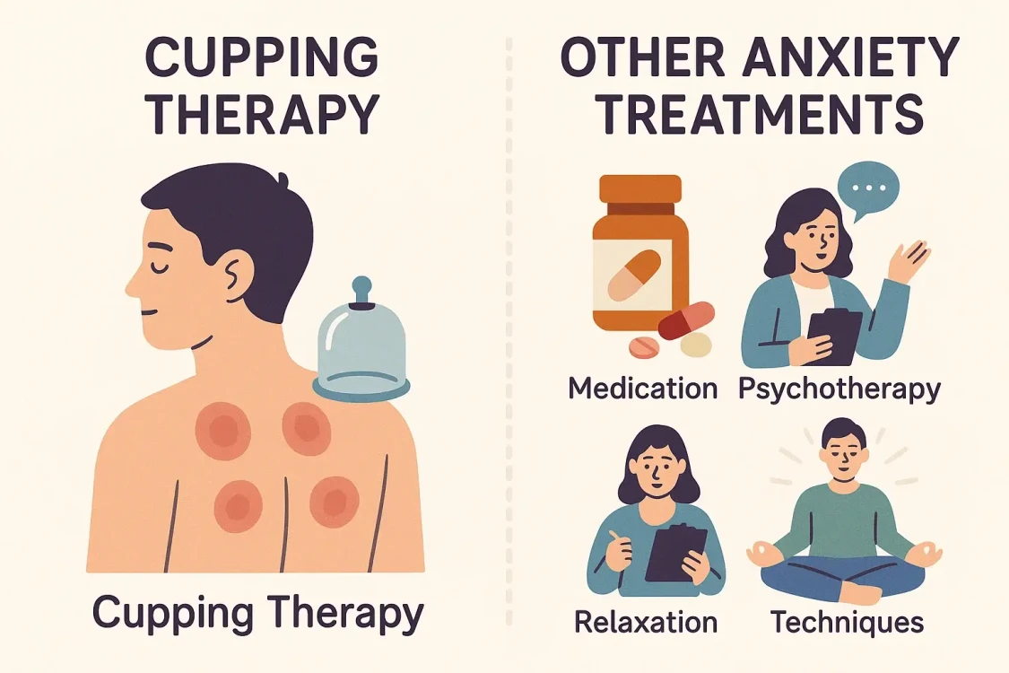 Cupping Therapy vs. Other Anxiety Treatments