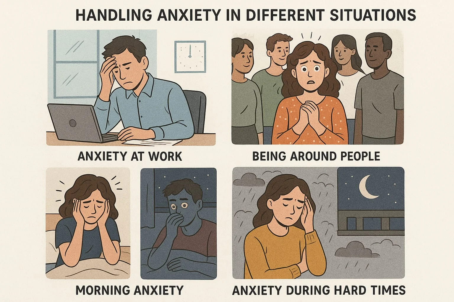 Handling Anxiety in Different Situations