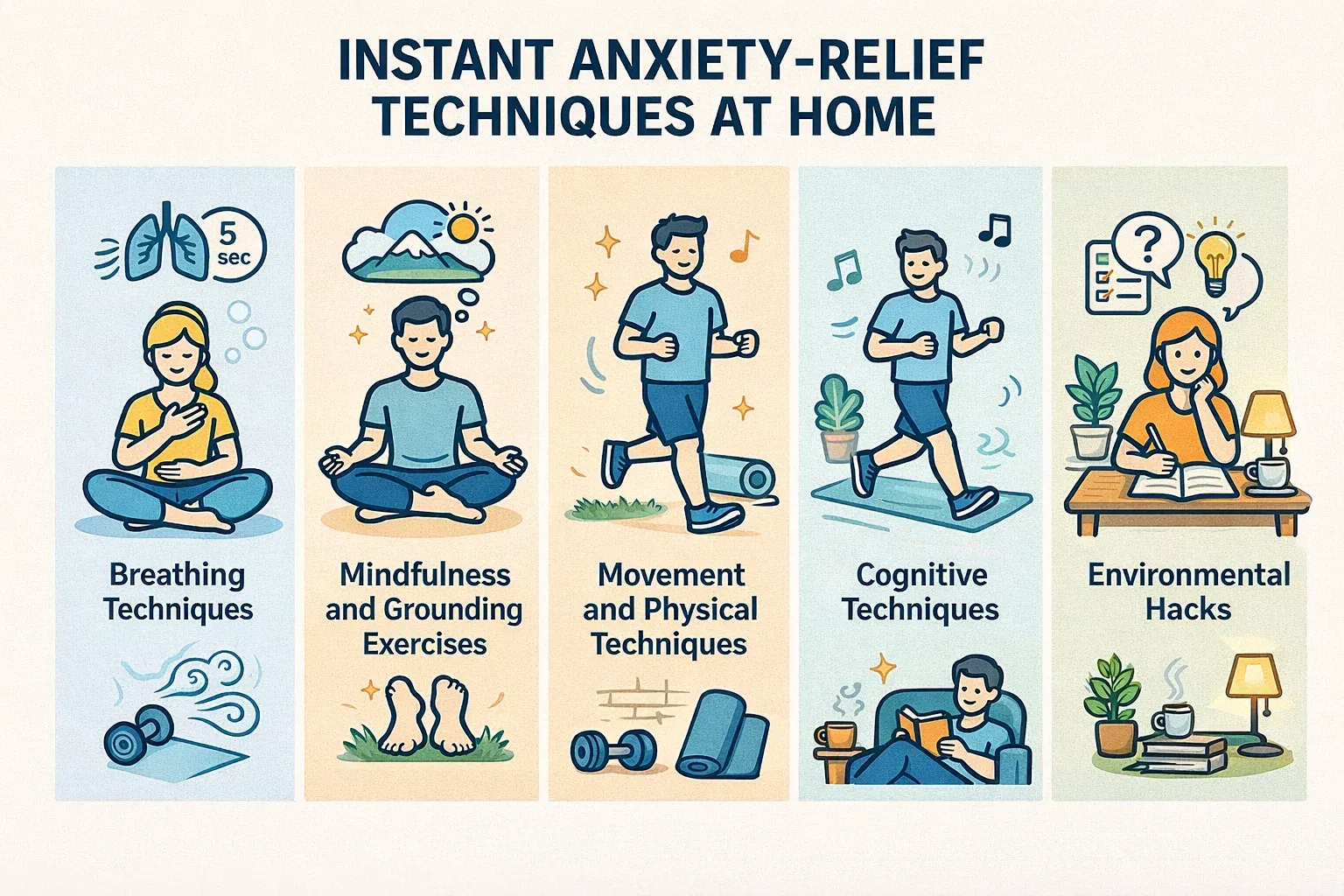 Instant Anxiety-Relief Techniques at Home