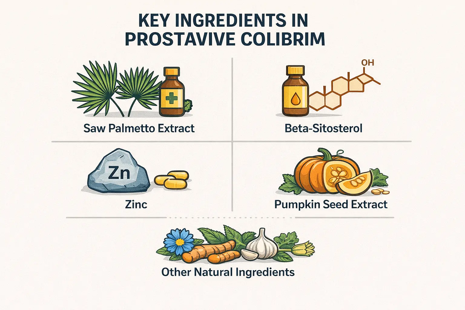 Key Ingredients in Prostavive Colibrim