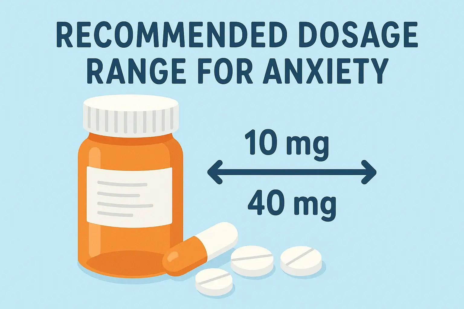 Recommended Dosage Range for Anxiety