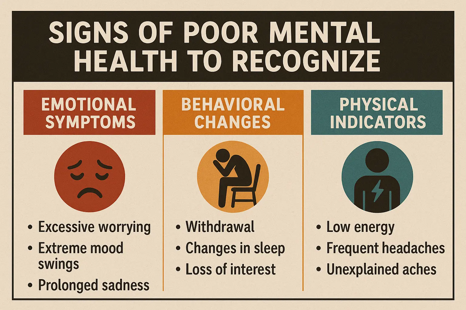 Signs of Poor Mental Health to Recognize