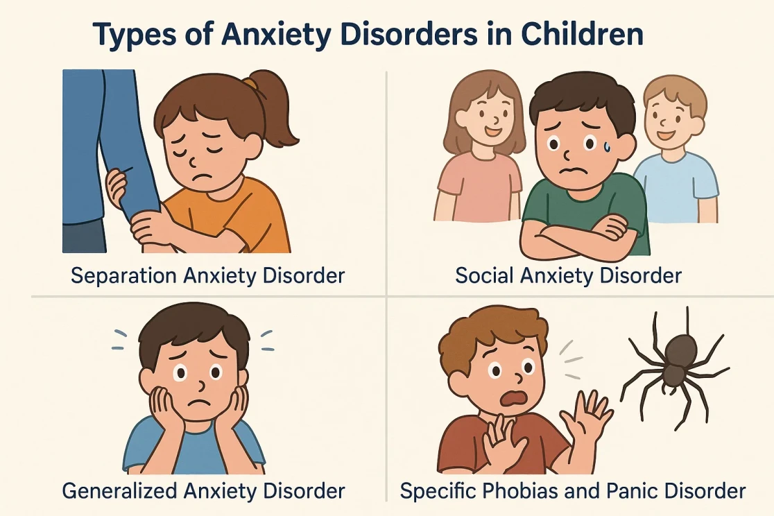Types of Anxiety Disorders in Children