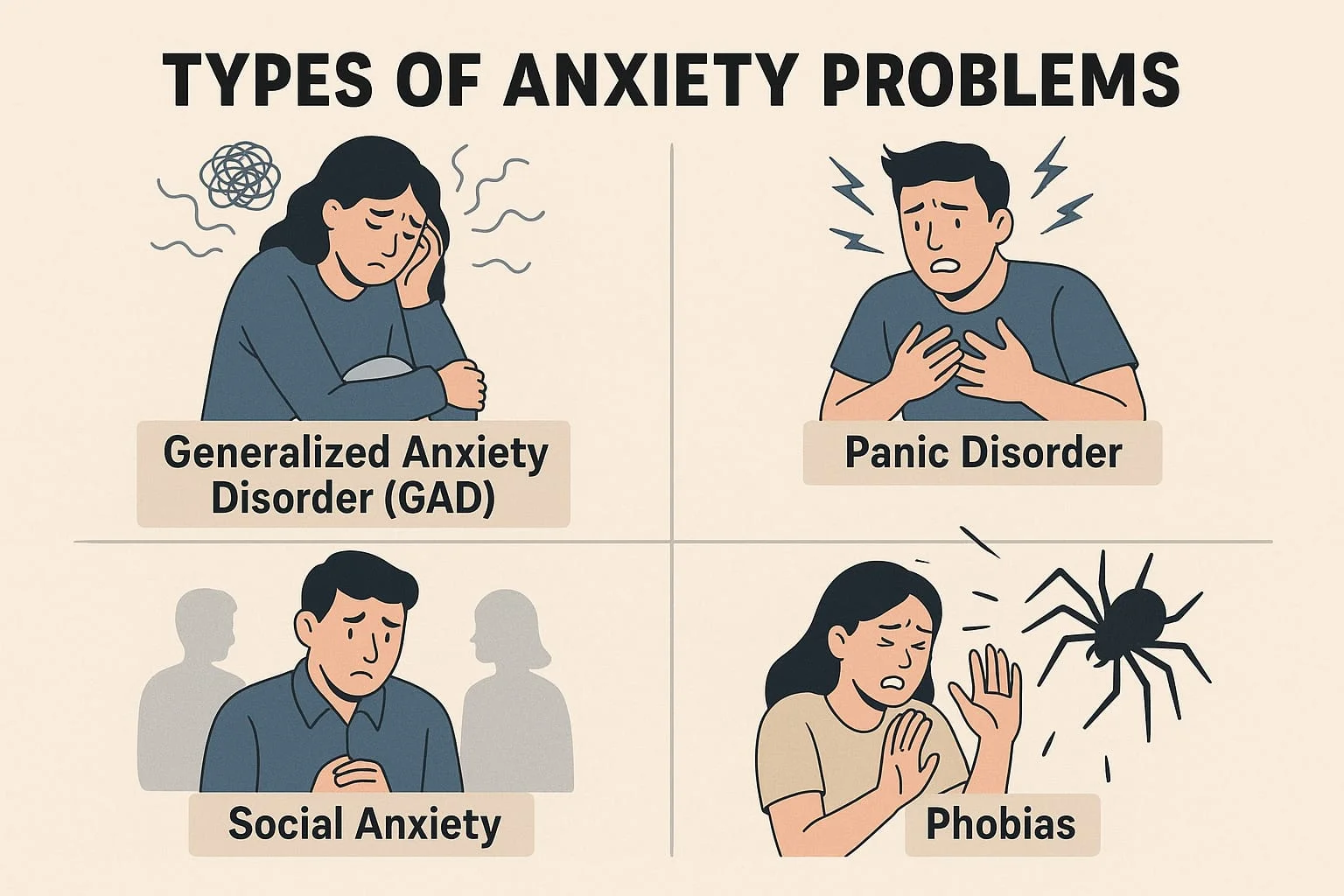 Types of Anxiety Problems