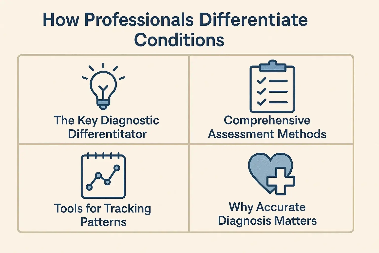 How Professionals Differentiate Conditions