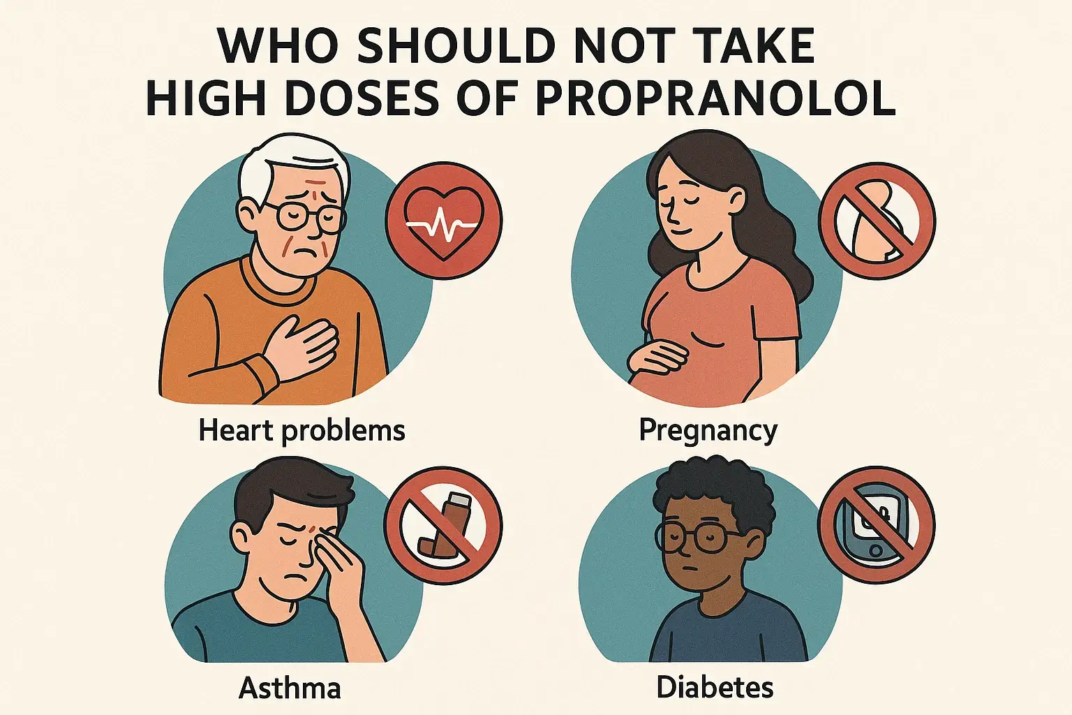 Who Should Not Take High Doses of Propranolol