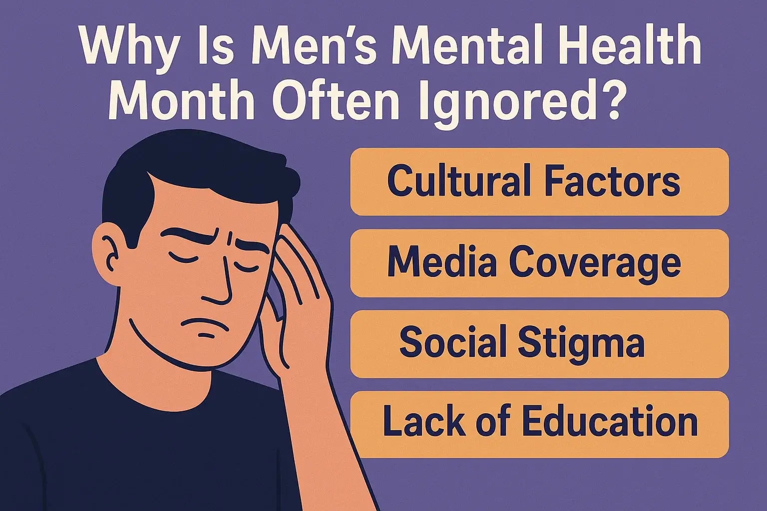Why Is Men's Mental Health Month Often Ignored