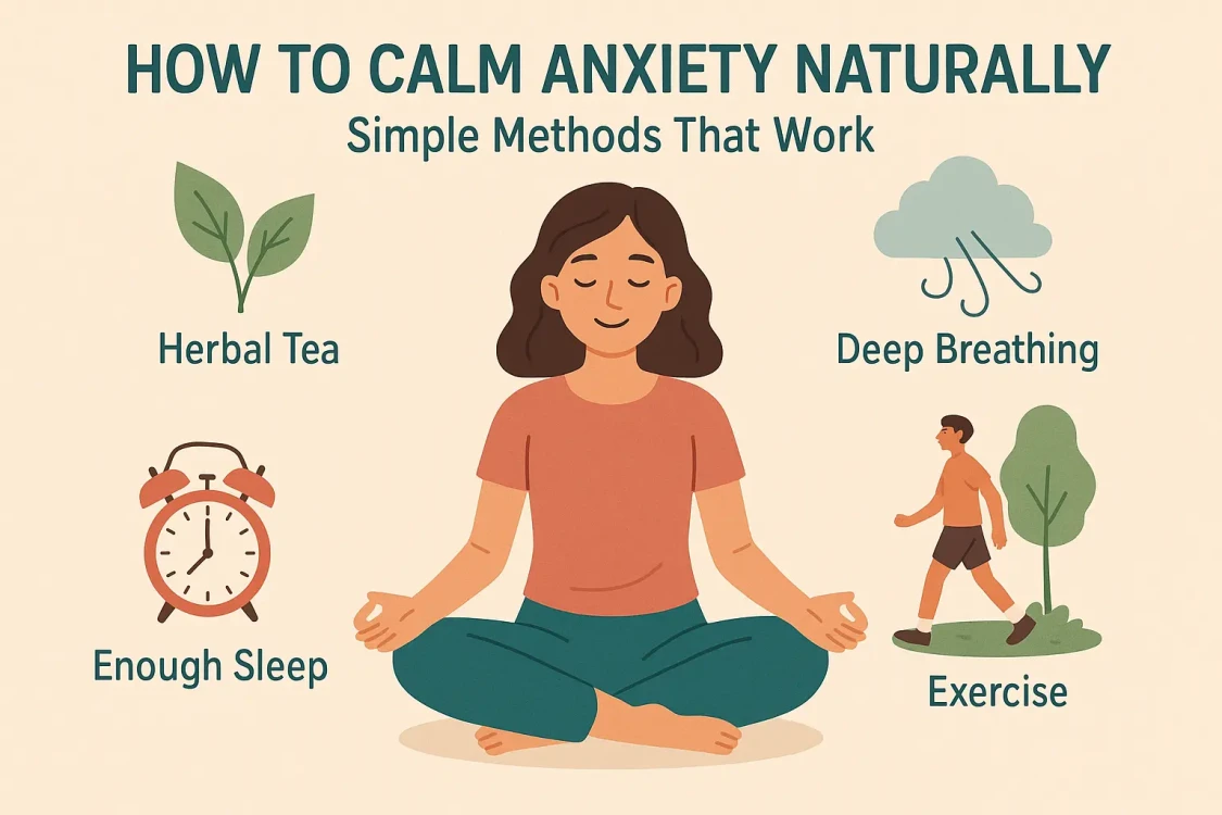How to Calm Anxiety Naturally - Simple Methods That Work