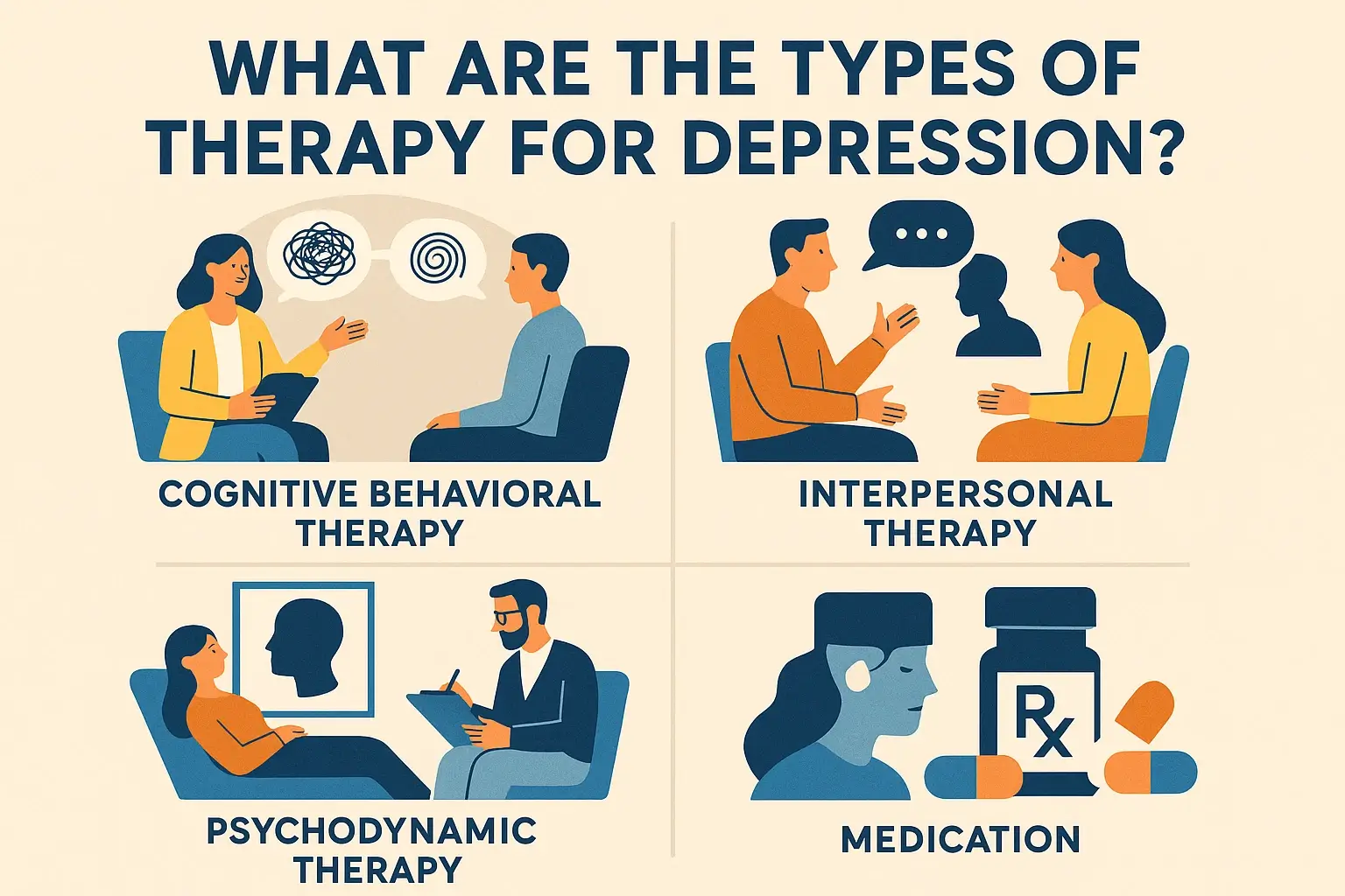 What Are the Types of Therapy for Depression?