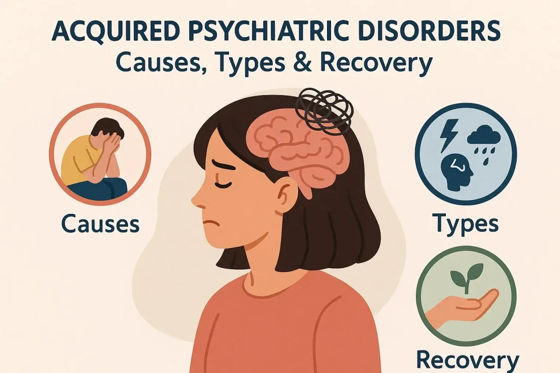 Acquired Psychiatric Disorders: Causes, Types & Recovery