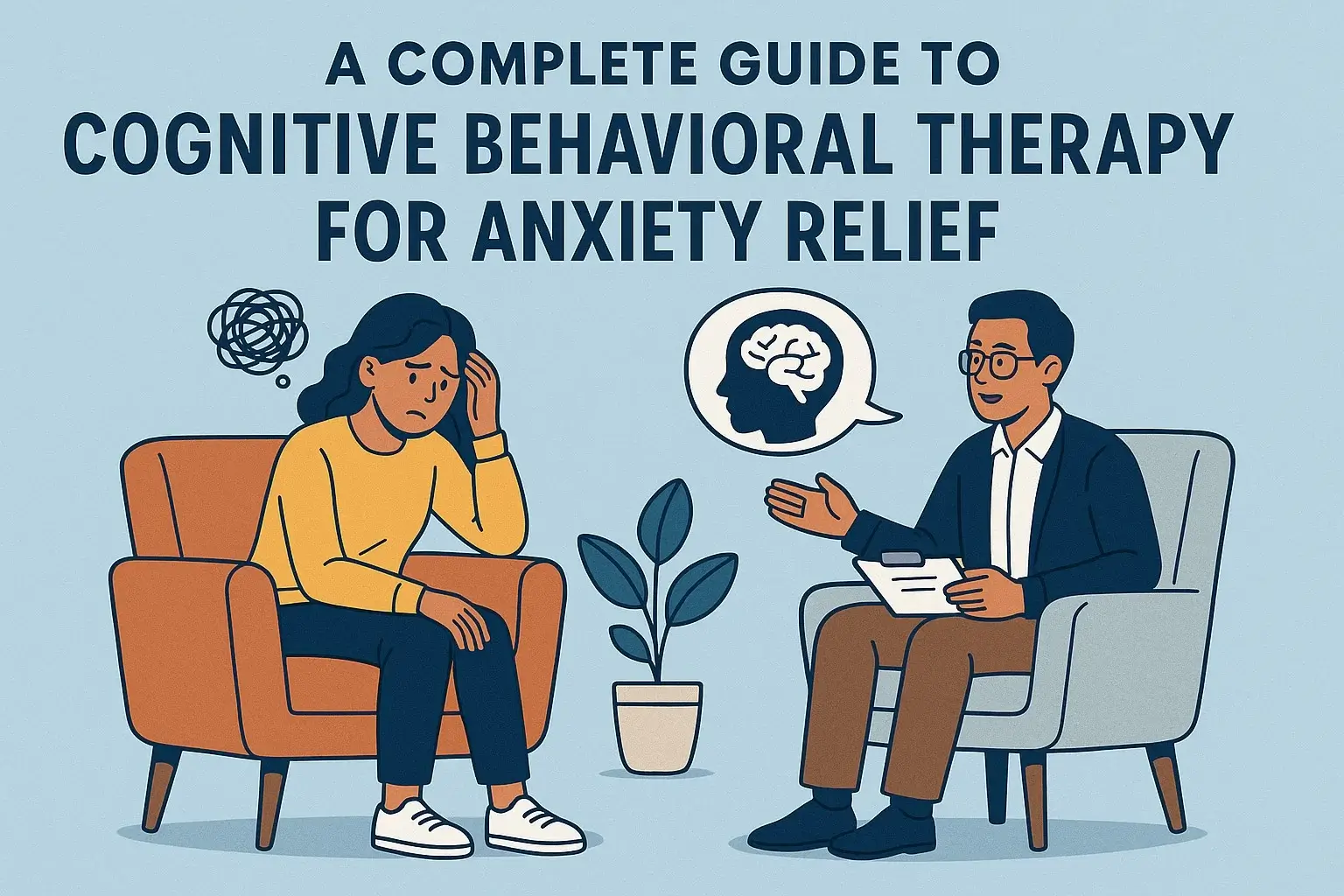 A Complete Guide to Cognitive Behavioral Therapy for Anxiety Relief