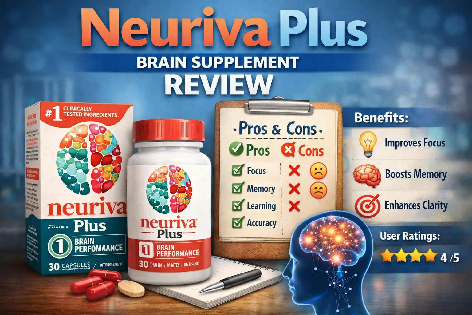 Neuriva Plus Brain Supplement Review for Memory & Focus