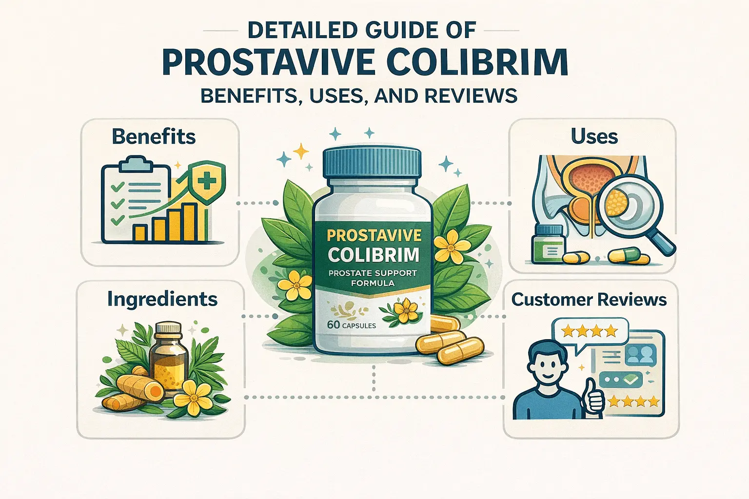Detailed Guide of Prostavive Colibrim Benefits, Uses, and Reviews