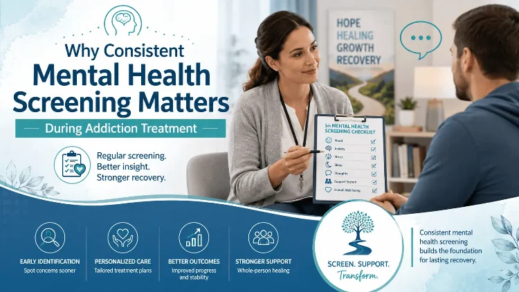 Why Consistent Mental Health Screening Matters During Addiction Treatment