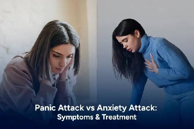 Anxiety Attack vs Panic Attack: Key Differences, Symptoms, and What to Do